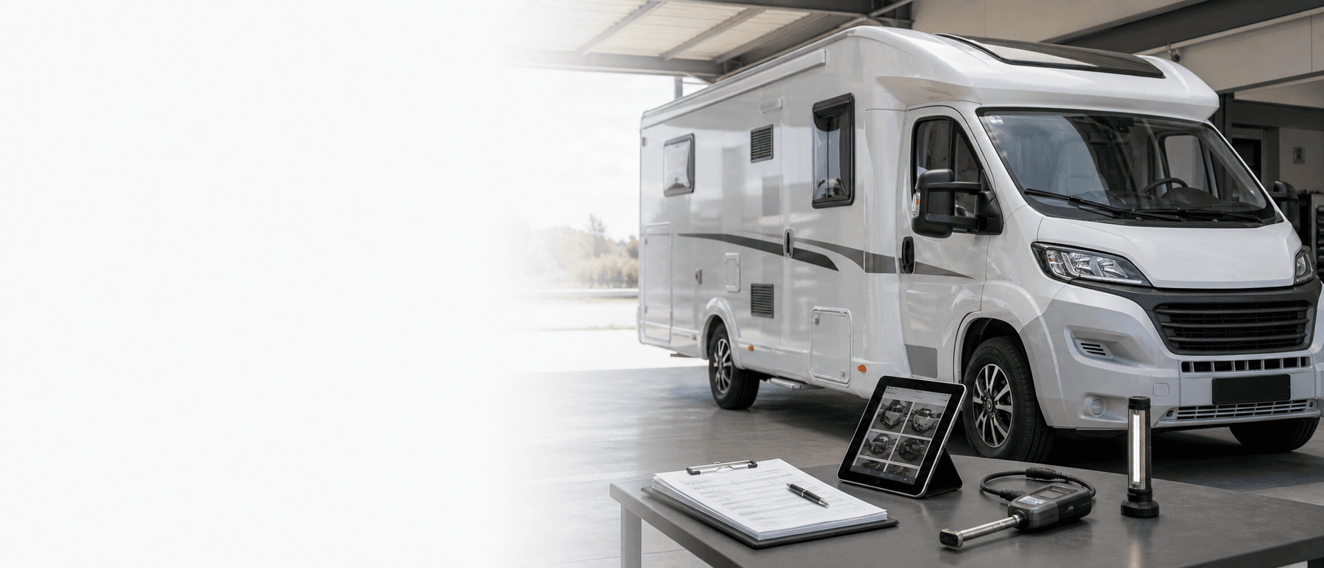 Wohnmobil als thematischer Hinweis für weitere Fallanlässe