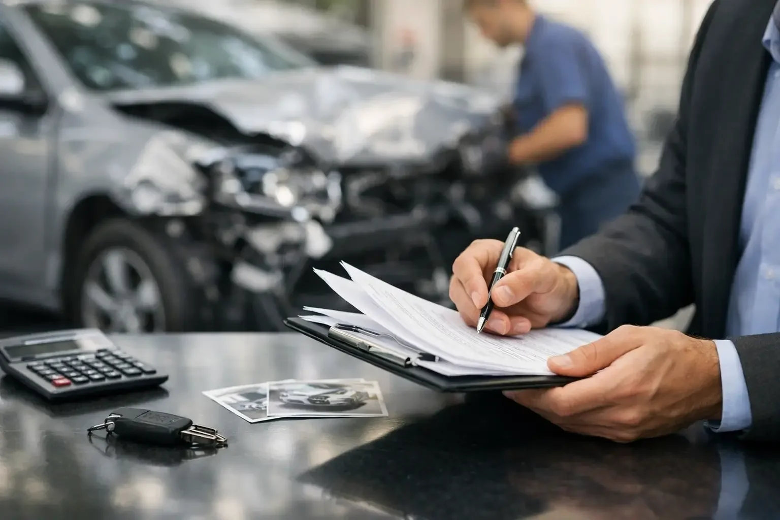 Titelbild zum Artikel: Reparaturbestätigung nach Unfall wann nötig?